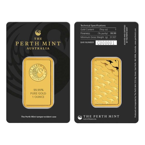 Gold Perth Mint Bars CNT, Inc