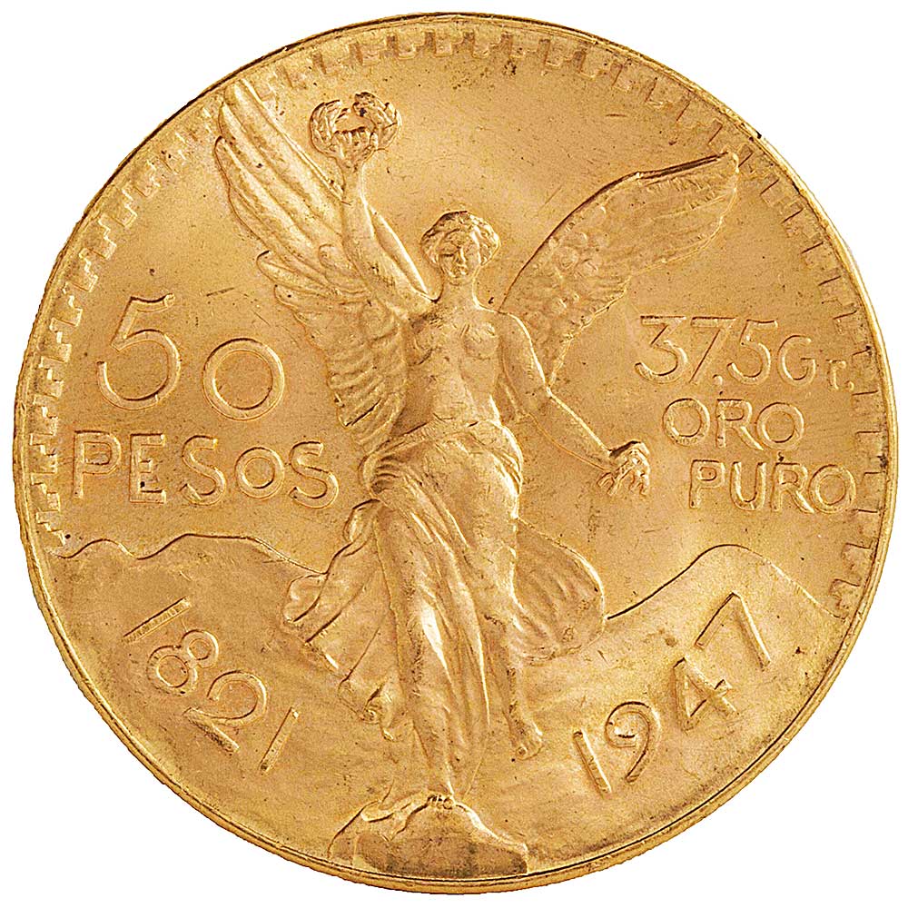 Gold Mexican Peso