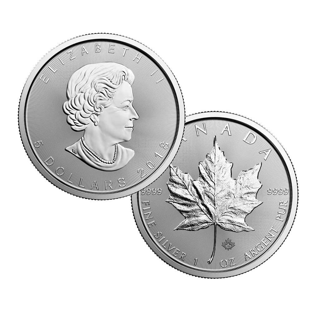 Silver CA Leaf Coin