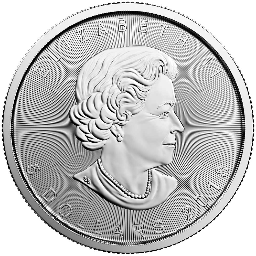 Silver CA Leaf Coin