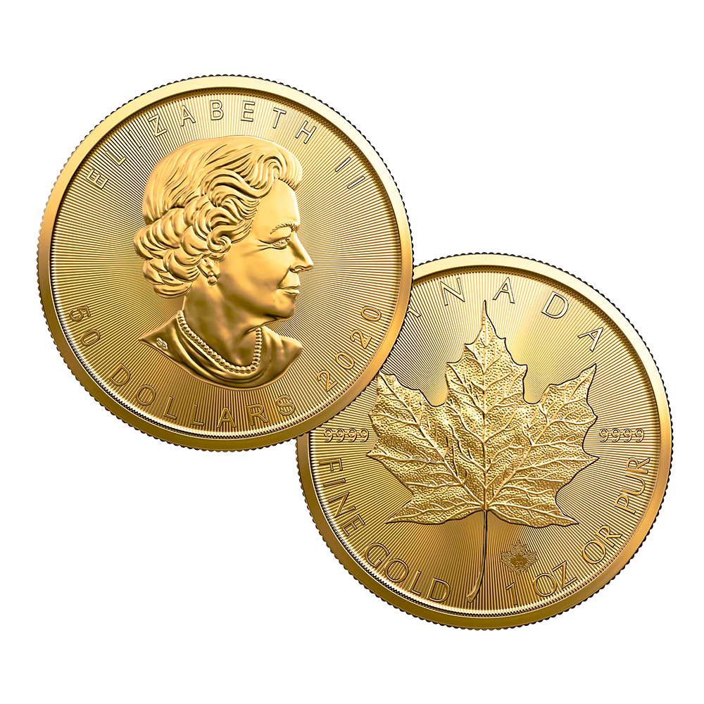 Gold CA Leaf Coin