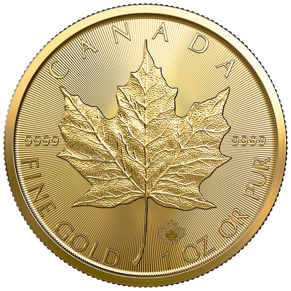 Gold CA Leaf Coin